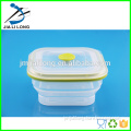 Silicone storage folding container